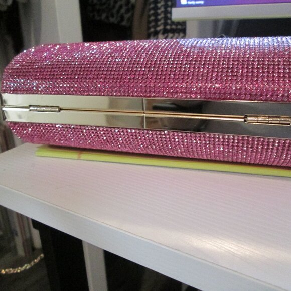 I.N.C. International Concepts Ranndi Sparkle Evening Bag Pink Dragonfruit NWT - Picture 7 of 9